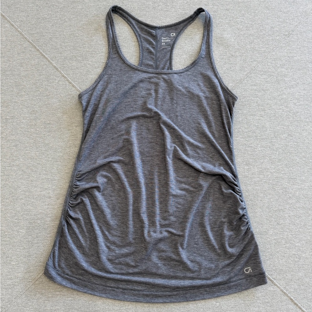 GAP Gray Racerback Tank Top